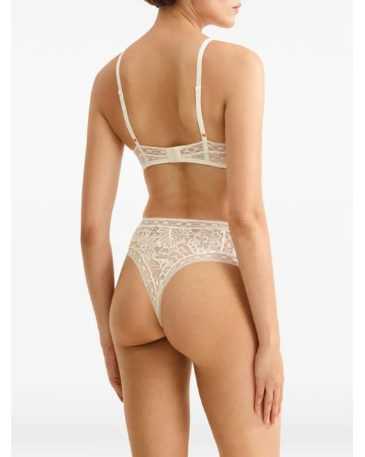 Eres White Somptueuse Lace Bra