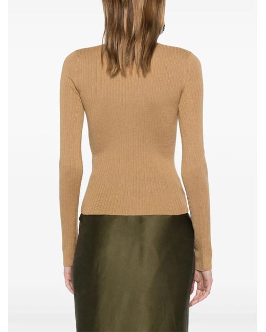 Max Mara Natural Silk And Cashmere Blend Top