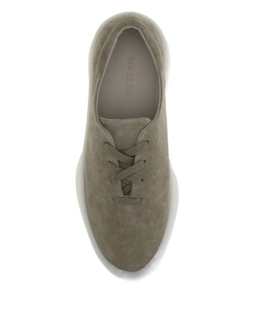 Fear Of God Brown Baskets Lacées À Empiècements