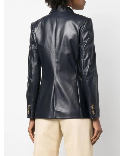 Ralph Lauren Black Camden Double-Breasted Blazer