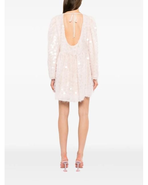 Sister Jane Pink Teese Sequin-Embellished Mini Dress