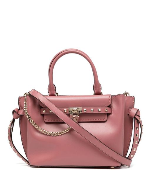 Bolso satchel Hamilton Legacy con apliques MICHAEL Michael Kors de color Pink