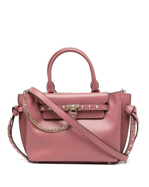 Sac à bandoulière Hamilton Legacy clouté MICHAEL Michael Kors en coloris  Rose | Lyst