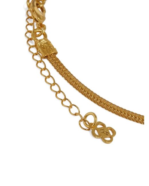 Ottoman Hands Metallic Daphne Chain Necklace