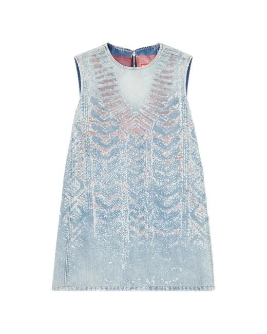 DIESEL Blue Mini Dress
