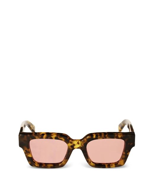 Off-White c/o Virgil Abloh Pink Virgil Tortoiseshell-Effect Sunglasses