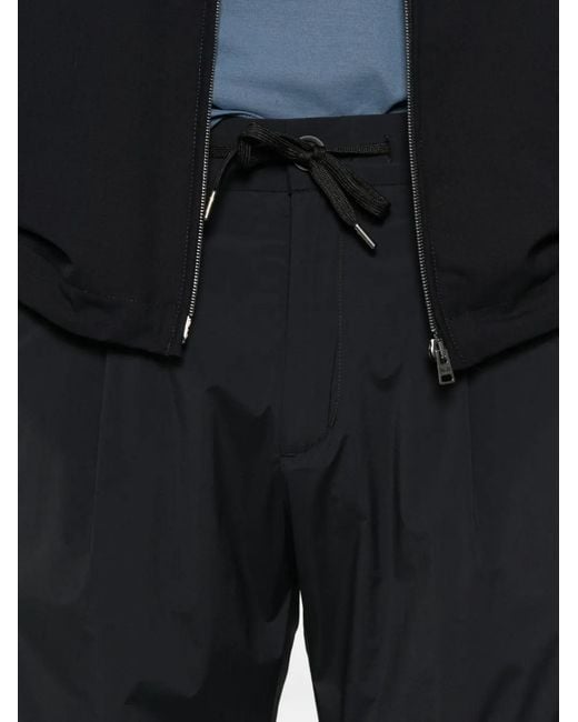 Pantalones Con Cordones Herno de hombre de color Black
