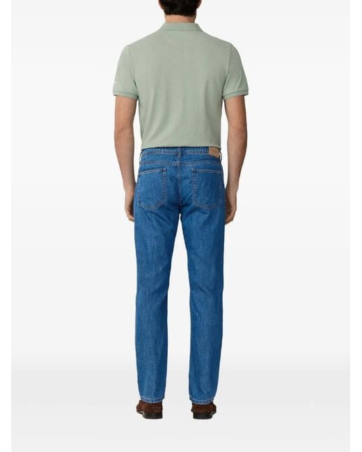 Hackett Blue Straight-Leg Jeans for men