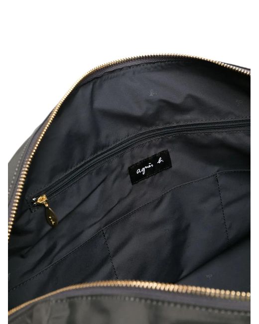 Agnes B. Black Round-Shape Holdall