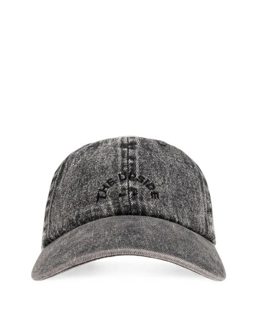 The Upside Gray Cosmic Logo-Embroidered Baseball Cap
