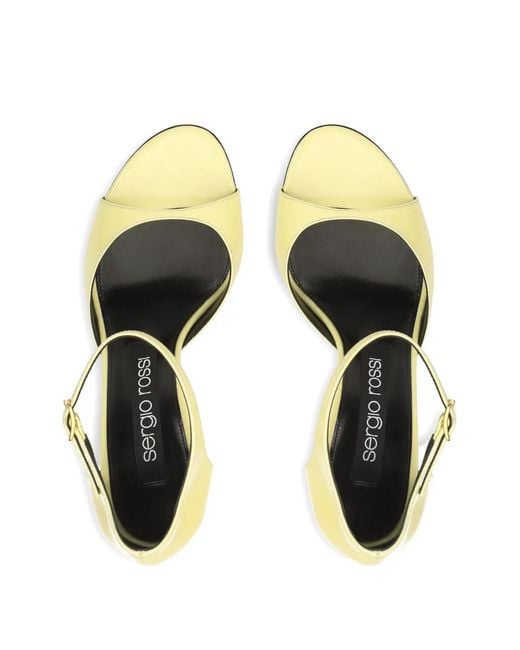Sergio Rossi Metallic Godiva Sandals