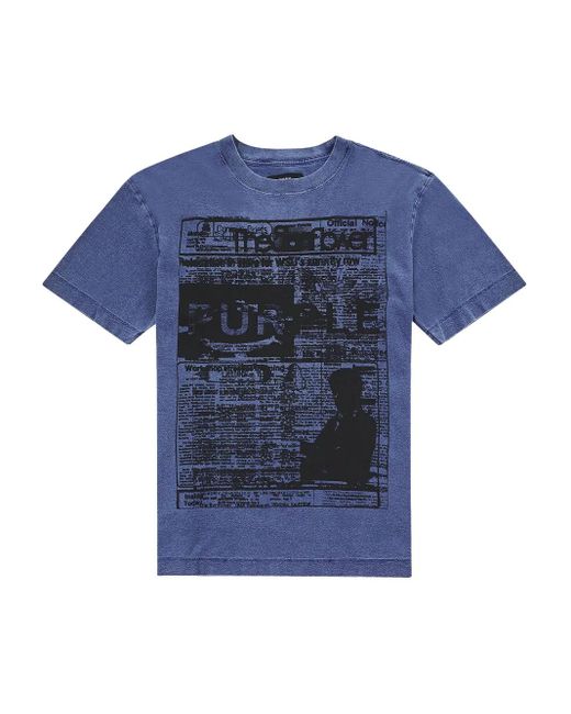 Purple Brand Blue Weekly T-Shirt for men