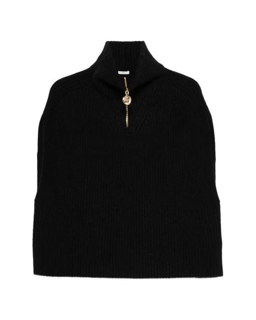 Joseph Black Raffet Half-Zip Sweater