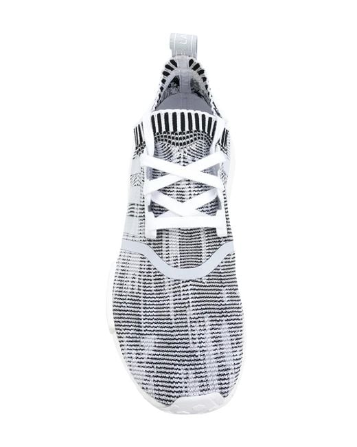 Adidas White Eqt Support Primeknit Sneakers