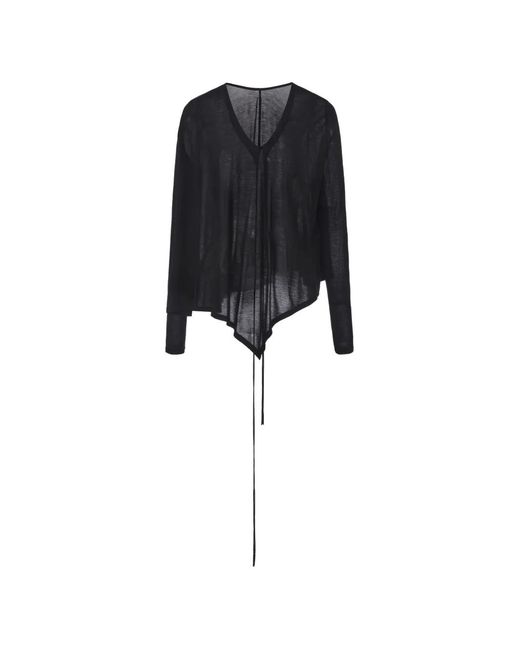 ili node Black Brooke Asymmetric-Hem Top