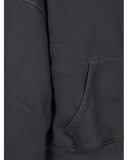 Palm Angels Gray Long-Sleeve Zip-Front Hoodie for men
