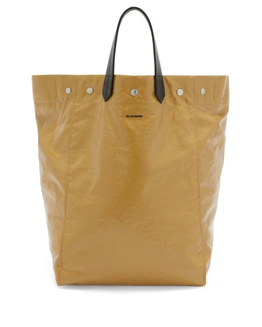 Jil Sander Metallic Small 2Way Tote Bag for men