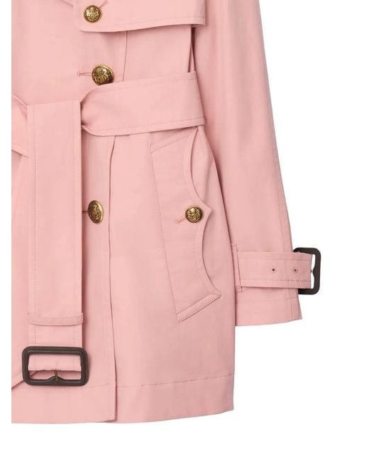 Burberry Pink Fitzrovia Trench Coat
