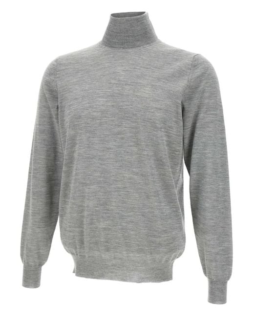 Jersey con cuello alto FILIPPO DE LAURENTIIS de hombre de color Gray