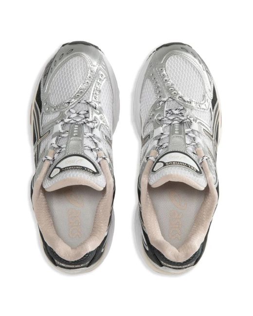 Asics White Gel-Nimbus Mesh-Detail Running Sneakers for men