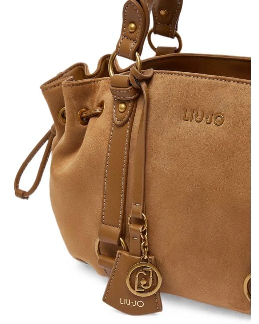 Liu Jo Brown Small Drawstring Bag