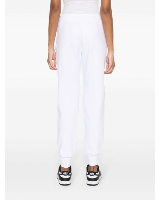 Versace White Tapered Track Pants