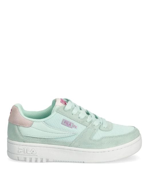 Fila Green Logo-Patch Sneakers