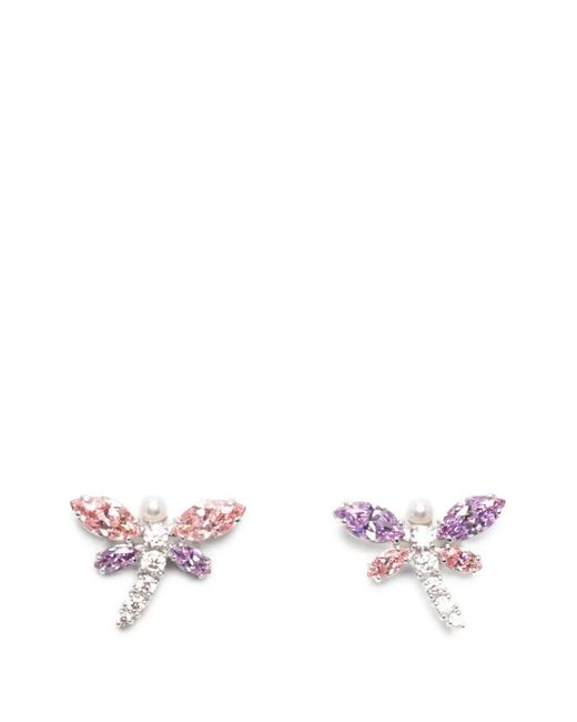 Swarovski Pink X Ariana Grande Dragonfly Crystal Earrings