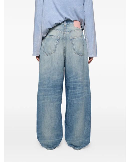 Acne Blue Loose Fit Jeans