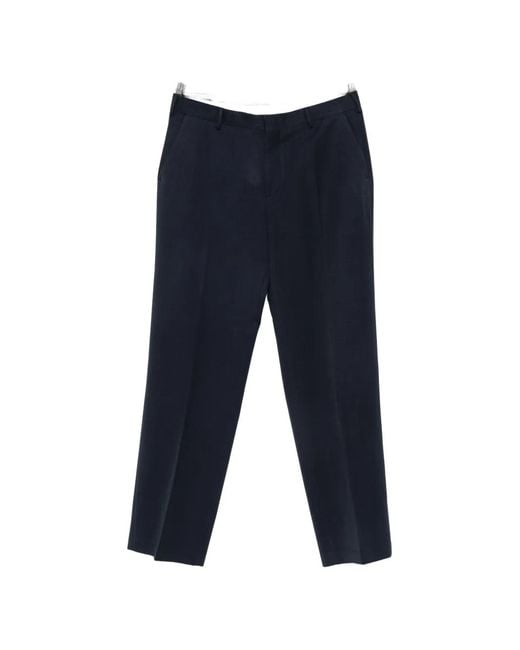Cellar Door Blue Milo Straight-Leg Trousers for men