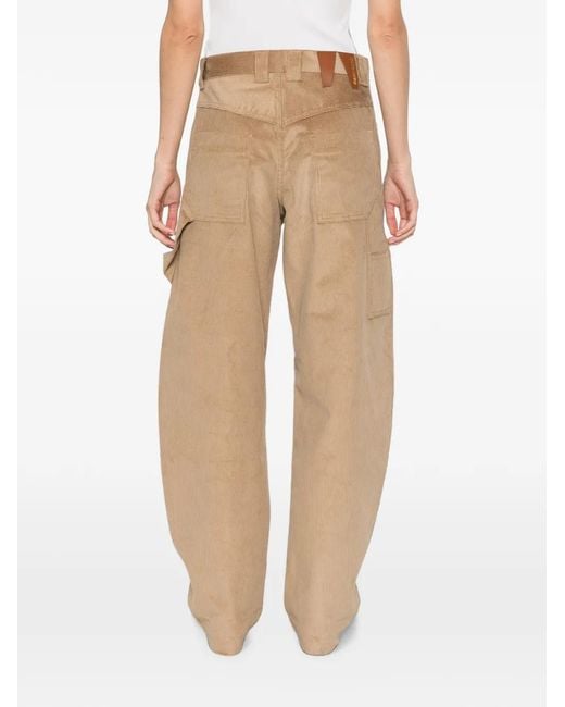 DARKPARK White Corduroy Trousers