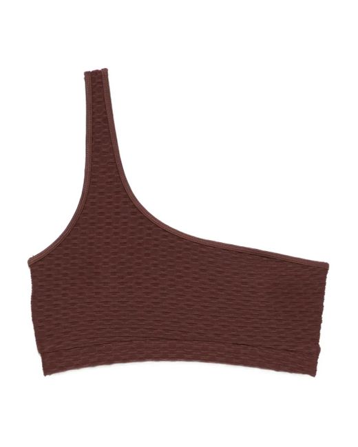 Duskii Purple One-Shoulder Bikini Top