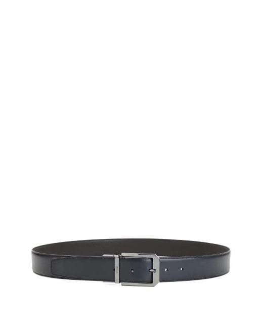 Ceinture En Cuir Zegna pour homme en coloris White