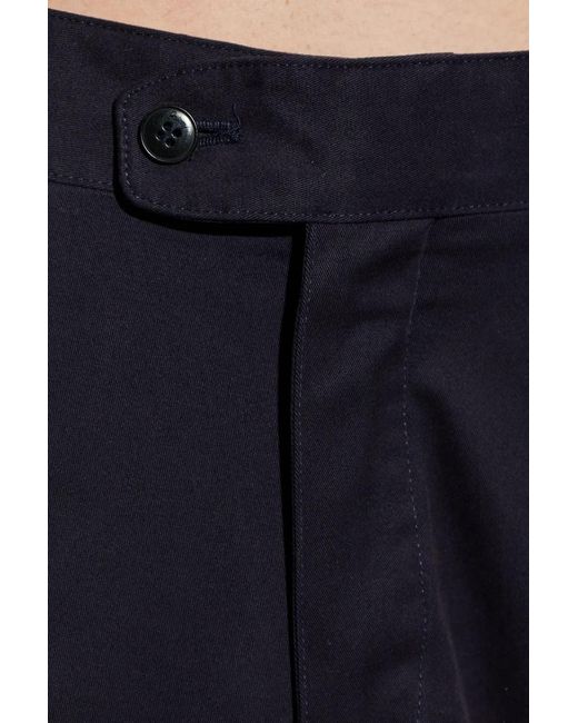Pantalones Con Botones Brioni de hombre de color Blue