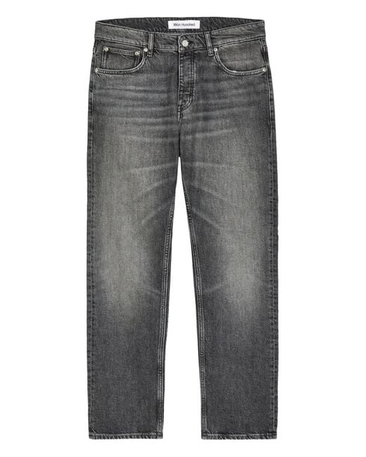 Won Hundred Gray Archer Jeans for men