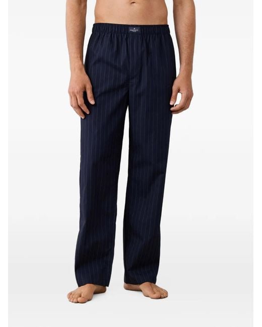 Hackett Blue Pyjama Harry À Fines Rayures for men
