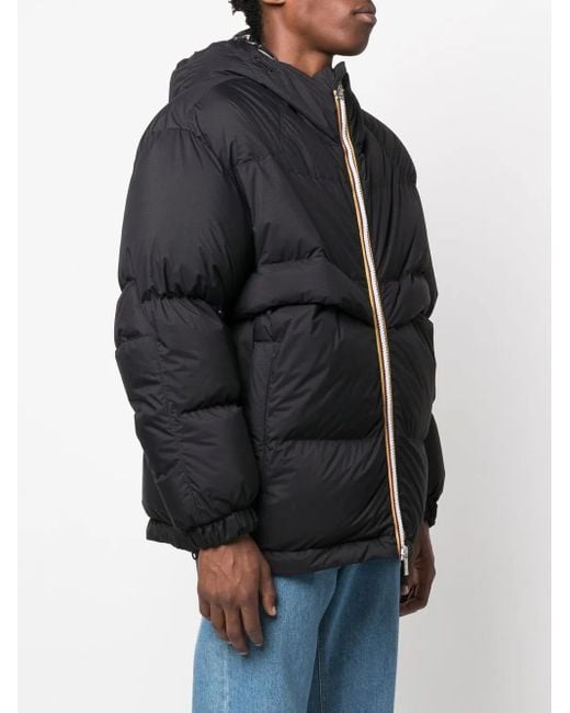 K-Way Black Zip-Up Padded Coat