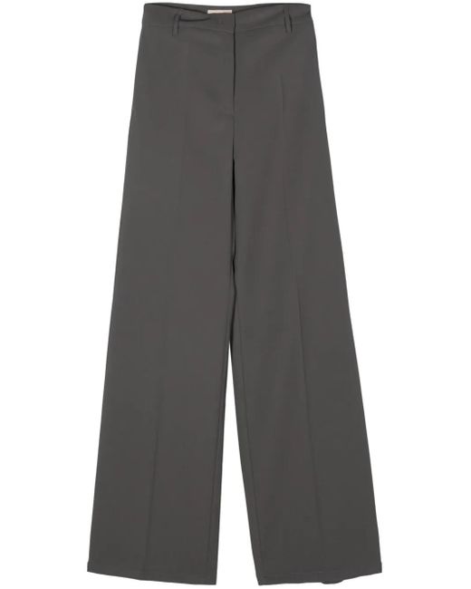 Pantalon Palazzo À Plis Marqués Blanca Vita en coloris Gray