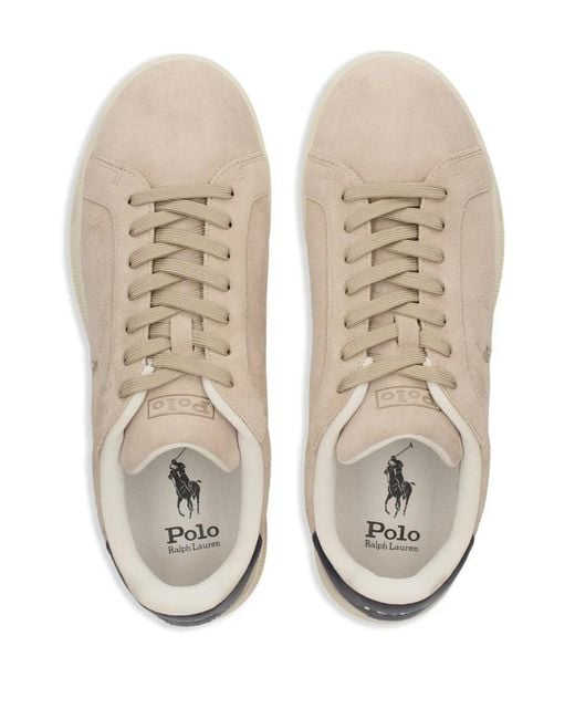Polo Ralph Lauren Brown Heritage Court Ii Suede Sneakers for men