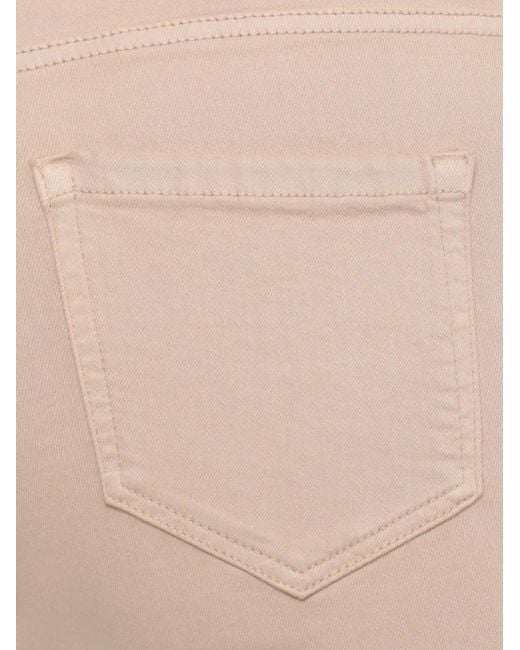 Emme Natural Logo-Patch Five-Pocket Trousers