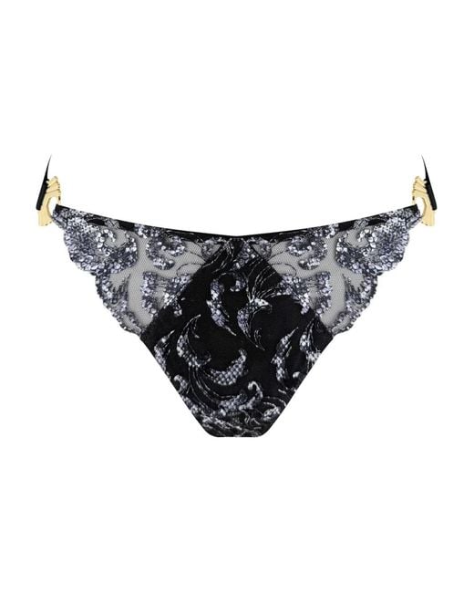 Bordelle Black Siren Open-Back Brief