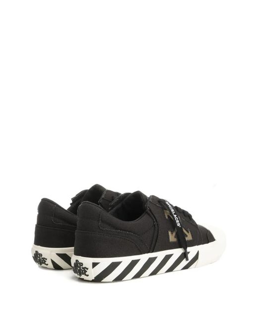 Off-White c/o Virgil Abloh Black Vulcanized Undercut Sneakers for men