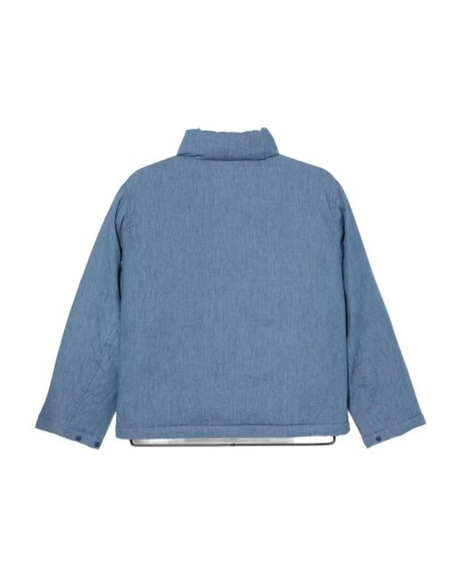 Chocoolate Blue Logo-Embroidered Jacket