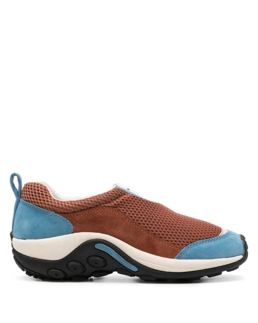 Merrell Brown Panelled Slip-On Sneakers for men