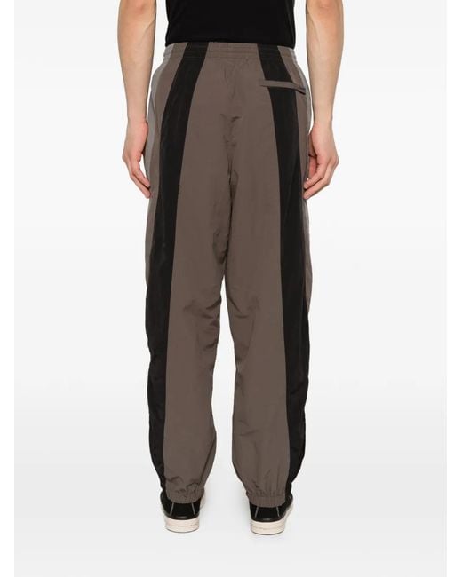 AWAKE NY Gray Pusherman Colourblock Track Pants for men