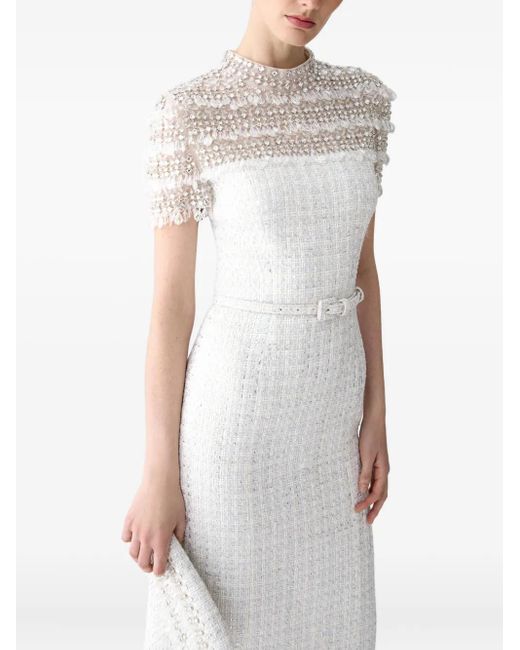 carolina herrera white dress Herrera, 32509KLC New Wedding Save 87% separates and accessories Carolina Herrera Sweetheart-Neck Crepe Column