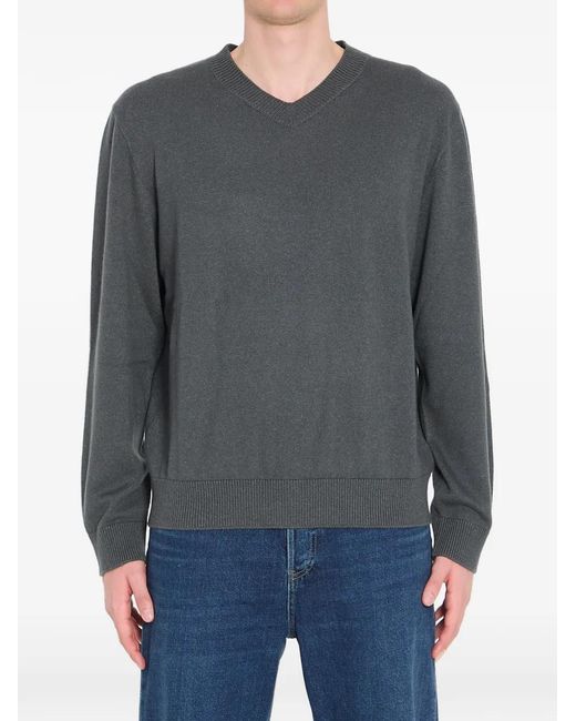 The Row Gray Memphis Cashmere Sweater for men