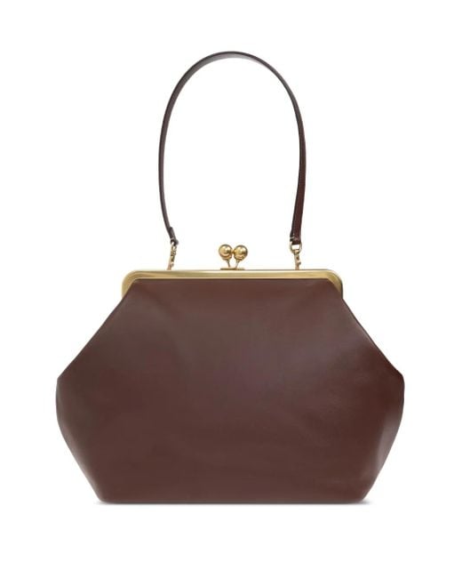 COACH Brown Leather Clutch Bag