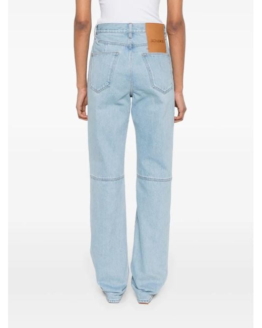 Jacquemus Blue Le De-Nîmes Droit Straight-Leg Jeans