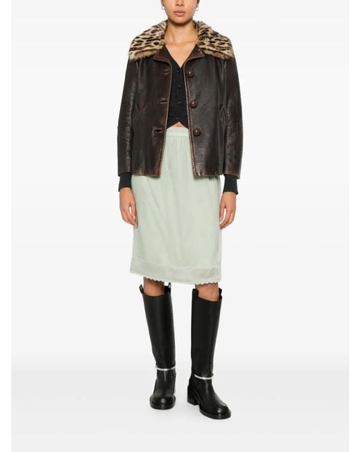 Prada Black Button-Fastening Jacket